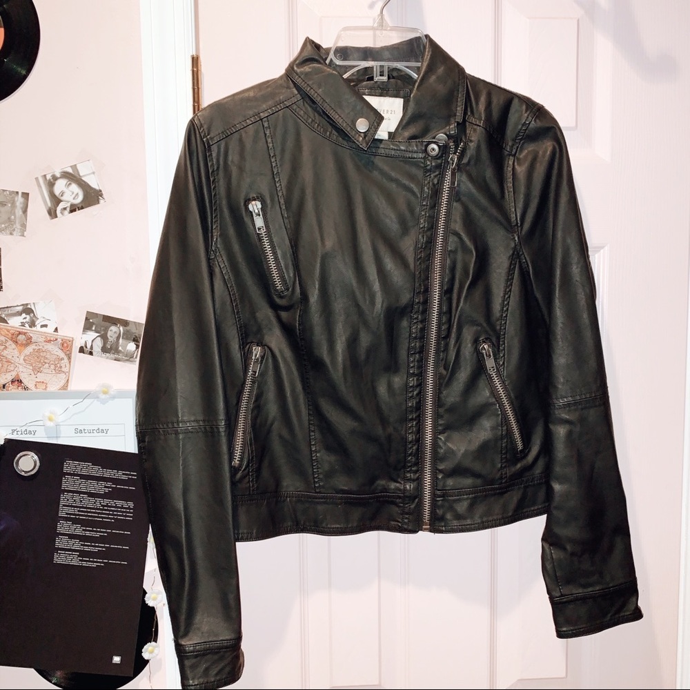 Leather Moto Jacket